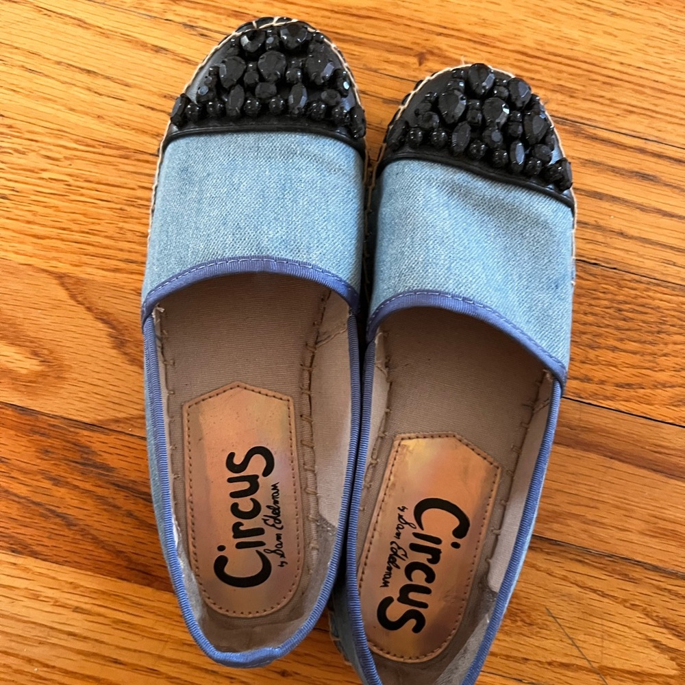 Circus by Sam Edelman Womens Loretta Canvas Espadrilles Blue size 6 - Picture 6 of 12